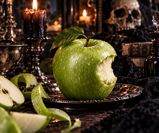 Bad Apple fragrance captures crisp Granny Smith apple with fresh green peel, subtle citrus and fruit, soft florals and clean musk. Available in Perfume Oil, Body Spray, Body Oil & Lotion