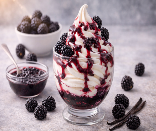 JAM SESSION - Inspired by Phlur Vanilla Blackberry - Picture this: a fragrance that's basically a berry jam party in a bottle, where dark, juicy blackberries are the life of the party. It kicks off with a burst of ripe blackberry goodness, then a cheeky splash of citrus zips in to keep things bright and tangy. But here's where it gets really fun, the heart softens things up with delicate florals and creamy vanilla that swirl together like jam swirled into whipped cream. Available in Perfume Oil, Body Spray