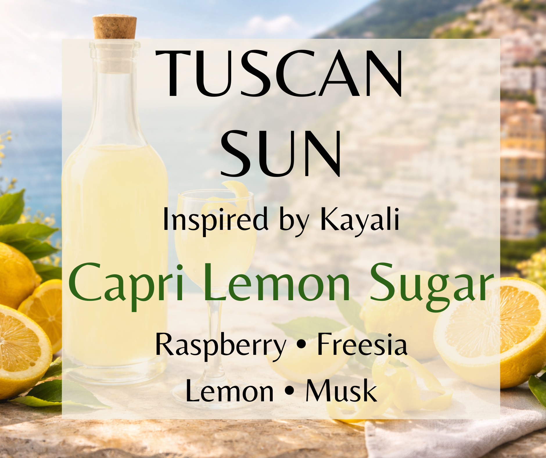 Tuscan Sun - Inspire by Kayali CAPRI IN A BOTTLE LEMON SUGAR
