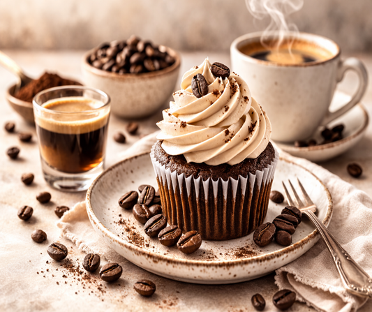 Espresso Cream Cupcake Perfume Oil, Body Spray, Body Oil, Lotion