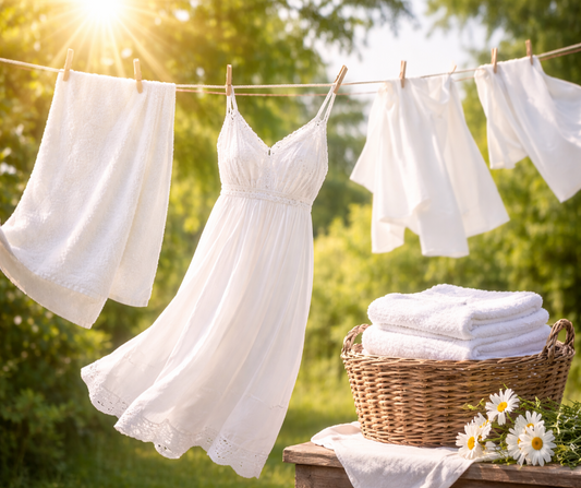 SUNWASHED LINEN - Inspired by EOS Fresh & Cozy - Imagine wrapping yourself in the coziest, freshly laundered blanket while golden sunlight dances across your skin. Airy, clean linen that whispers calm and comfort. A cheeky little kiss of dewy cassis peeks through, adding just enough brightness to keep things fun and fresh. Then sheer musk sneaks in like your favorite cozy sweater, wrapping you in smooth, gentle warmth that feels like a peaceful hug. It's the scent equivalent of that perfect moment when eve