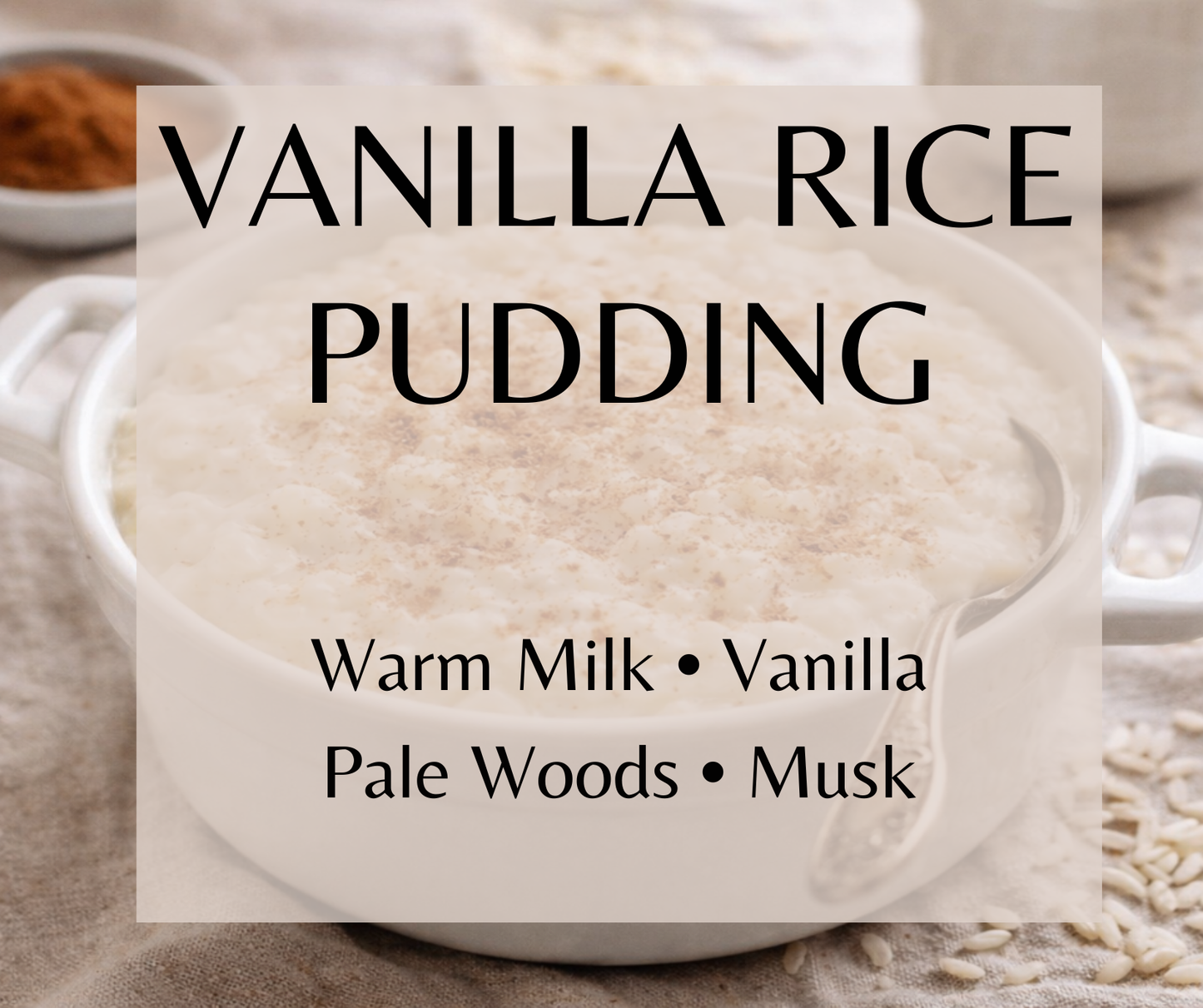 Vanilla Rice Pudding