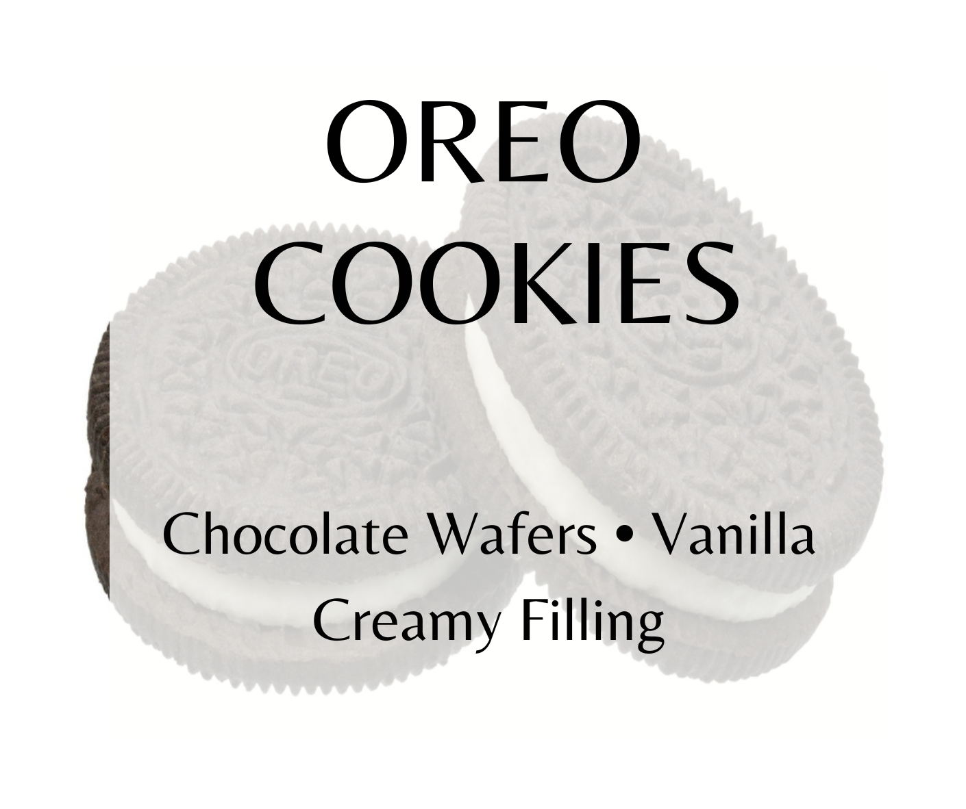 Oreo Cookies blends chocolate wafers, creamy filling, and sweet vanilla for a rich cookie-inspired fragrance. Available in Perfume Oil, Body Spray, Body Oil & Lotion.