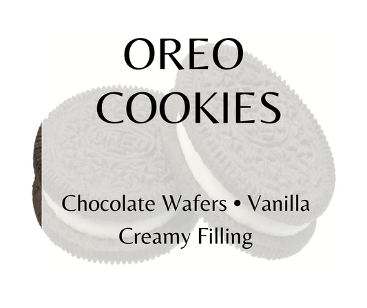 Oreo Cookies blends chocolate wafers, creamy filling, and sweet vanilla for a rich cookie-inspired fragrance. Available in Perfume Oil, Body Spray, Body Oil & Lotion.