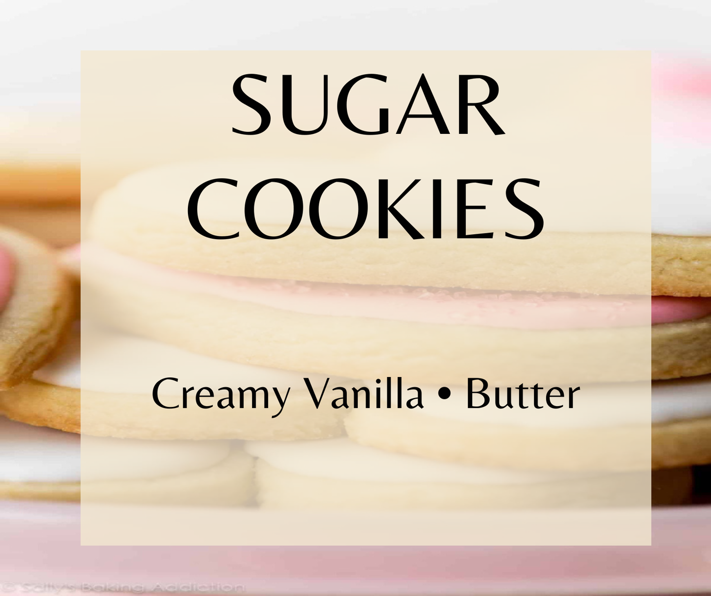 Sugar Cookies blends warm sugar cookies, creamy vanilla, and rich butter for a cozy bakery fragrance. Available in Perfume Oil, Body Spray, Body Oil & Lotion.