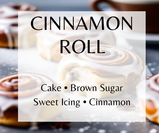 Cinnamon Roll blends warm cinnamon, brown sugar, buttery cake, and sweet icing for a cozy bakery fragrance. Available in Perfume Oil, Body Spray, Body Oil & Lotion.