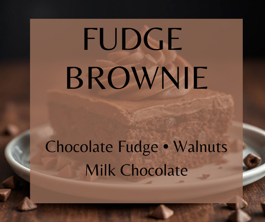 Fudge Brownie blends rich chocolate fudge and warm brownies for a decadent bakery-inspired fragrance. Available in Perfume Oil, Body Spray, Body Oil & Lotion.