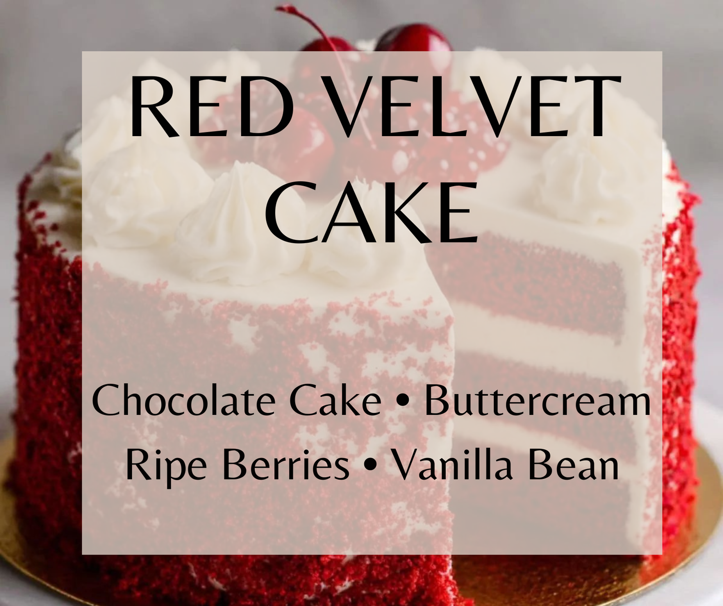 Red Velvet Cake blends chocolate cake, buttercream, almond, berries, coconut, and vanilla into a rich gourmand fragrance. Available in Perfume Oil, Body Spray, Body Oil & Lotion.