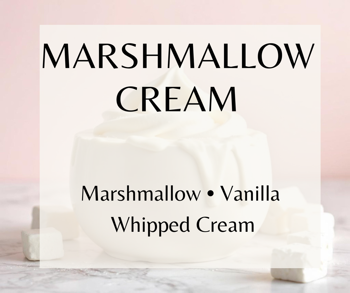 Marshmallow Cream captures the sweet, fluffy aroma of gooey marshmallow cream. Available in Perfume Oil, Body Spray, Body Oil & Lotion.