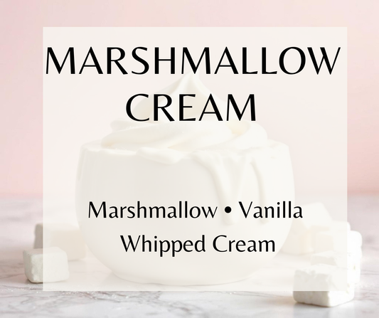 Marshmallow Cream captures the sweet, fluffy aroma of gooey marshmallow cream. Available in Perfume Oil, Body Spray, Body Oil & Lotion.