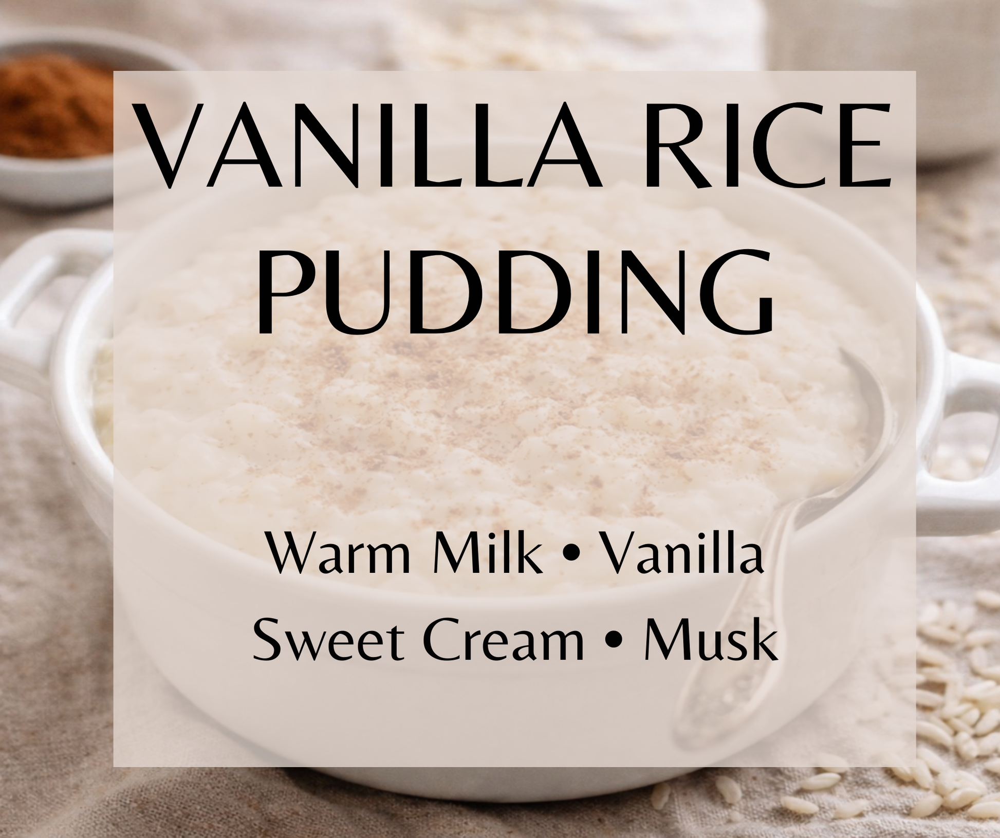 Vanilla Rice Pudding blends creamy rice pudding, warm milk, and soft vanilla for a cozy gourmand fragrance. Available in Perfume Oil, Body Spray, Body Oil & Lotion.