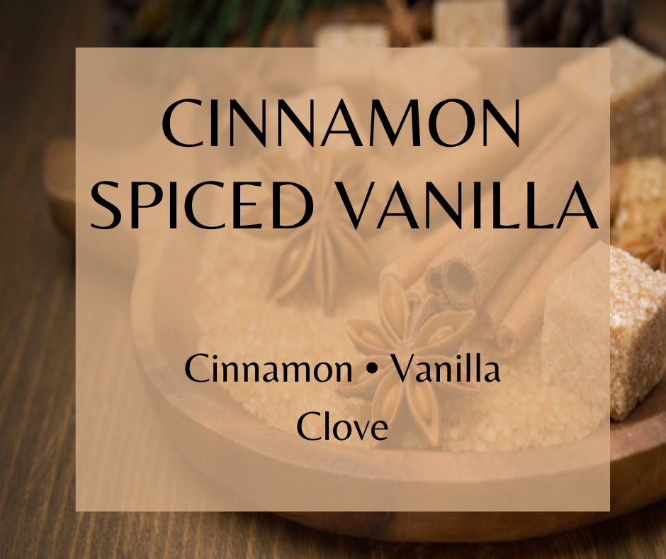 Cinnamon Spiced Vanilla blends warm cinnamon, cozy spices, and creamy vanilla for a comforting gourmand fragrance. Available in Perfume Oil, Body Spray, Body Oil & Lotion.