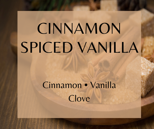 Cinnamon Spiced Vanilla blends warm cinnamon, cozy spices, and creamy vanilla for a comforting gourmand fragrance. Available in Perfume Oil, Body Spray, Body Oil & Lotion.