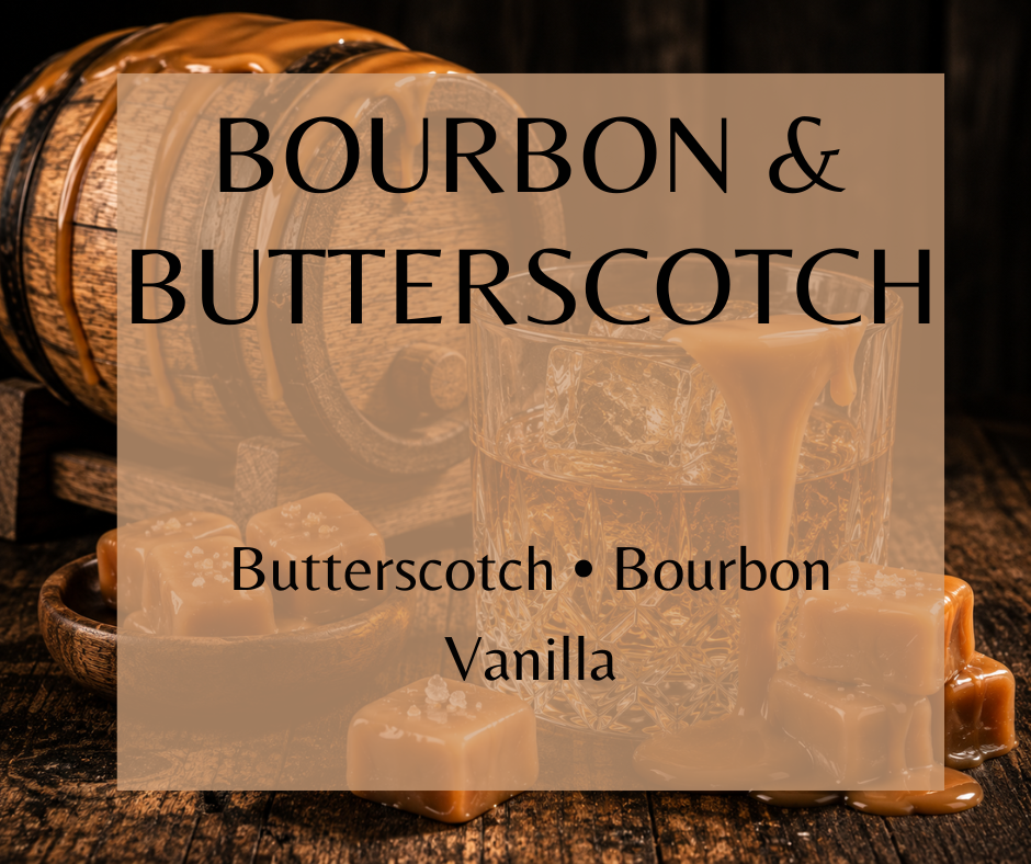 Bourbon & Butterscotch blends creamy butterscotch, oak-aged bourbon whiskey, and sweet vanilla into a rich, smooth gourmand fragrance. Available in Perfume Oil, Body Spray, Body Oil & Lotion