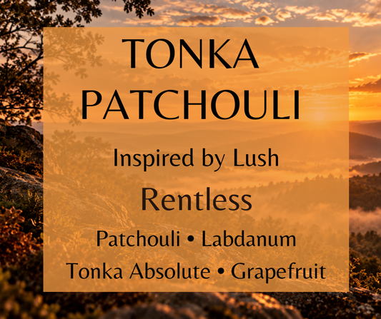 Earthy patchouli and warm labdanum blend with smooth tonka absolute and bright grapefruit for a rich, grounded fragrance with a fresh citrus lift.   Available in Perfume Oil, Body Spray, Body Oil & Lotion