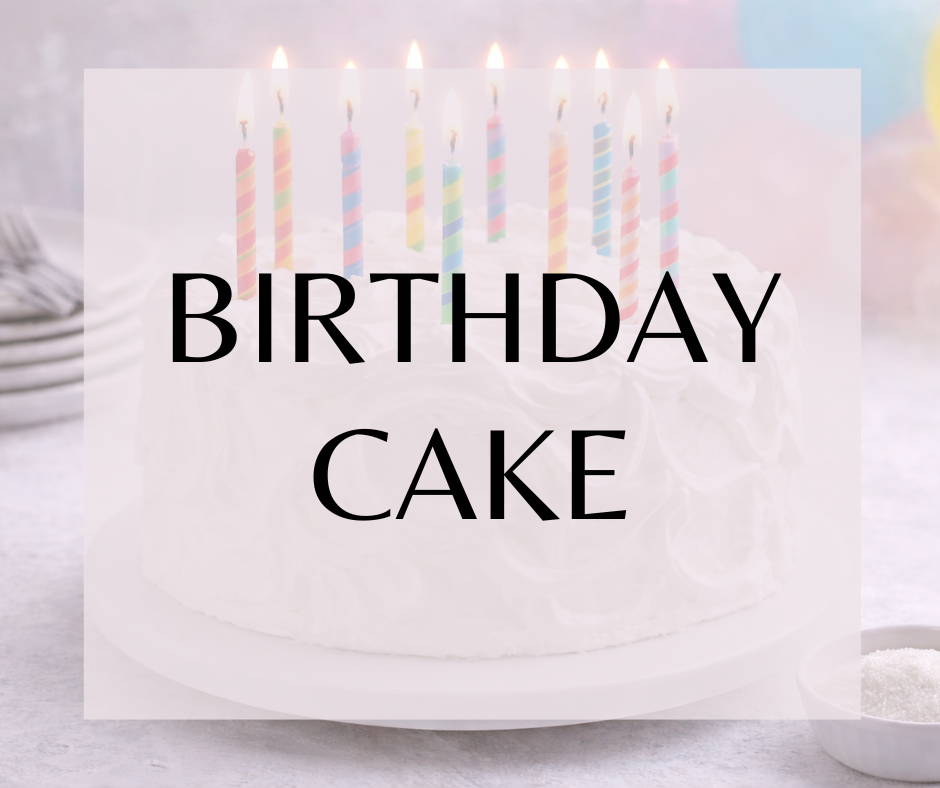 Birthday Cake Perfume Oil, Body Spray, Body Oil, Lotion