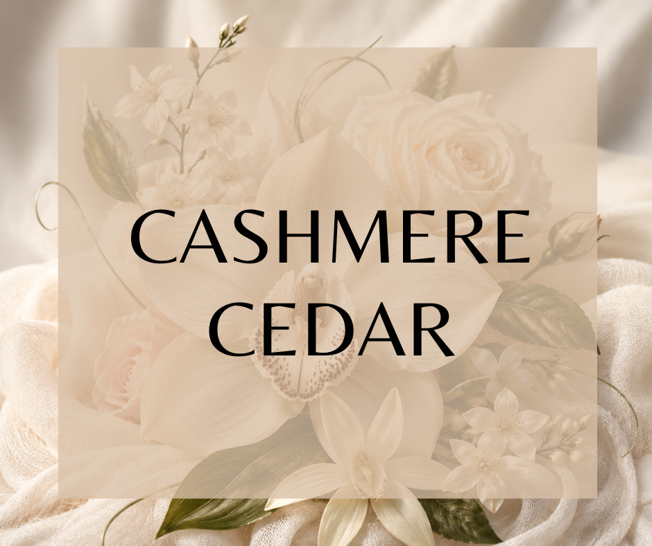 CASHMERE CEDAR - Vanilla and sugar open with sweetness, revealing a lush heart of rose, jasmine, and delicate orchid. The composition gracefully transitions to creamy vanilla and velvety musk, anchored by warm cedarwood—an exquisite balance of cozy and comfort.  Available in Perfume Oil, Body Spray, Body Oil & Lotion. Dupe Type Clone