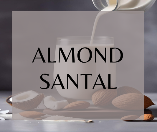 Almond Santal Perfume Oil, body Spray, Body Oil, Lotion