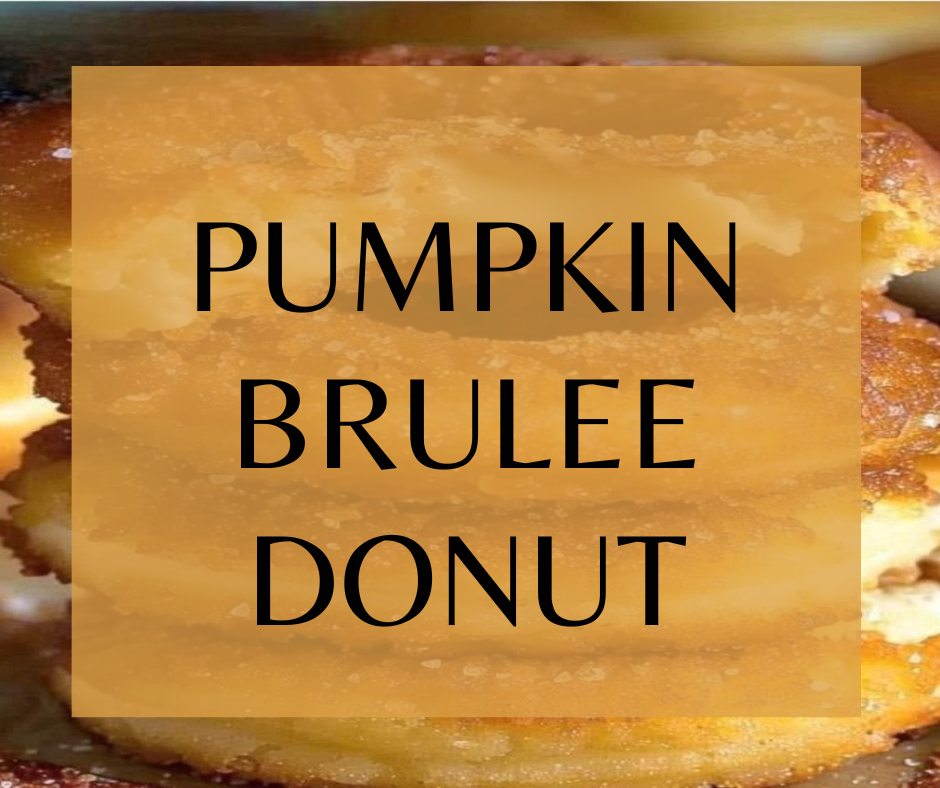 Pumpkin Brulee Donut