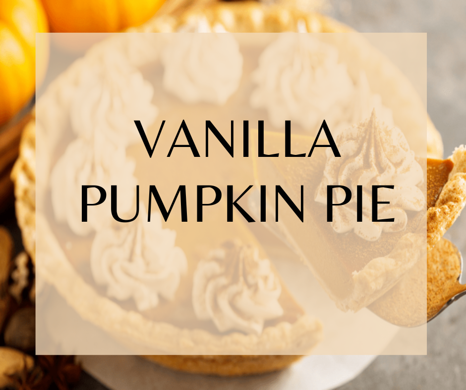 Vanilla Pumpkin Pie