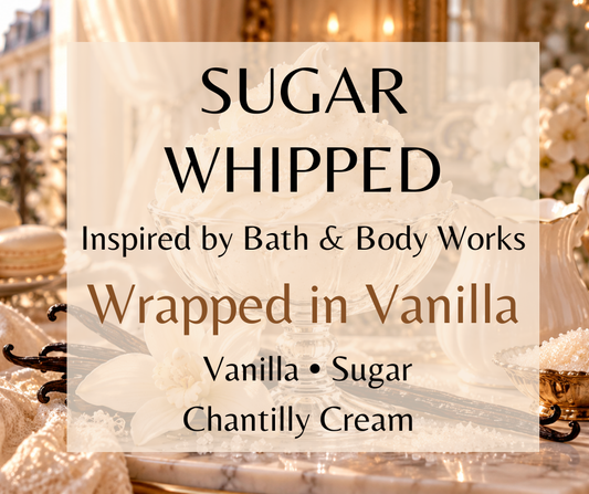 Soft vanilla and velvet sugar melt into airy Chantilly crème for a fluffy, creamy gourmand that's sweet, dreamy, and irresistibly comforting.   Available in Perfume Oil, Body Spray, Body Oil & Lotion