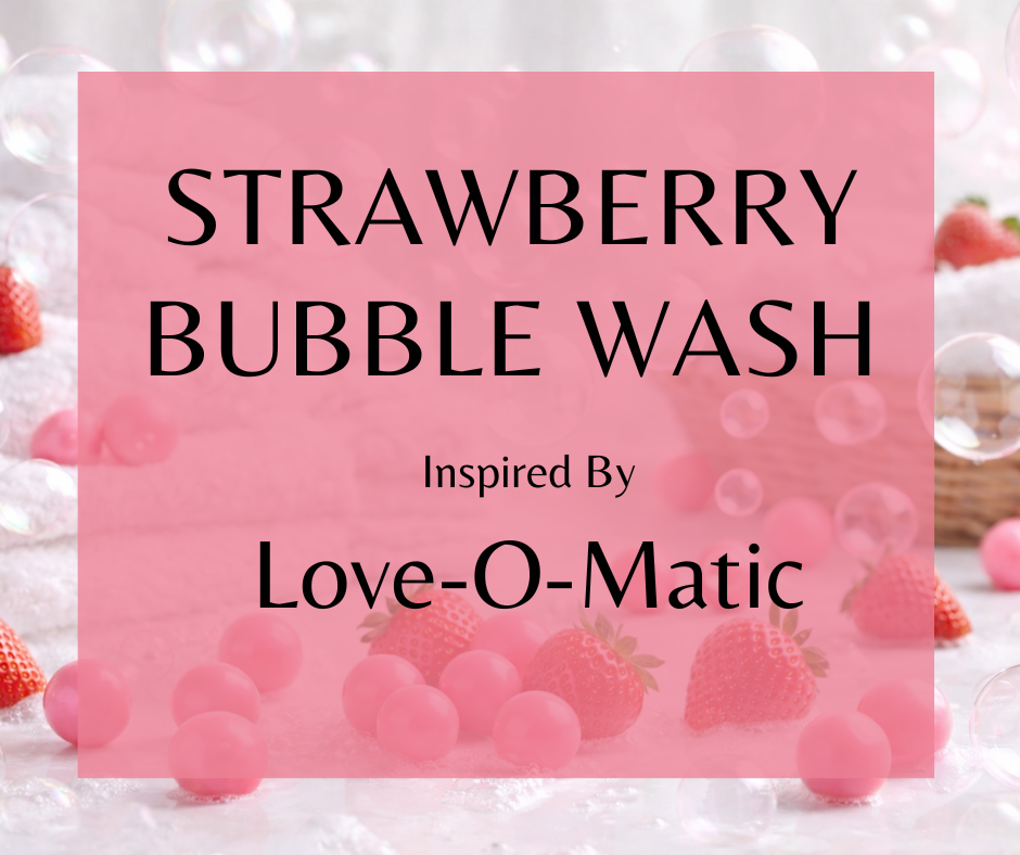 Strawberry Bubble Wash Perfume Oil, Body Spray, Body Oil, Lotion