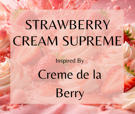 STRAWBERRY CREAM SUPREME - Inspired by Jousset Creme de la Berry Perfume Oil, Body Spray, Body Oil, Lotion