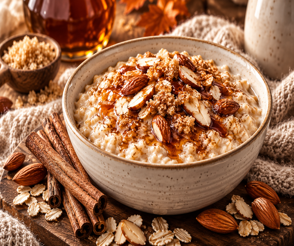 Rich maple, cinnamon and brown sugar blend with toasted almond, creamy vanilla, oatmeal and steamed milk for a warm, comforting gourmand.   Available in Perfume Oil, Body Spray, Body Oil & Lotion