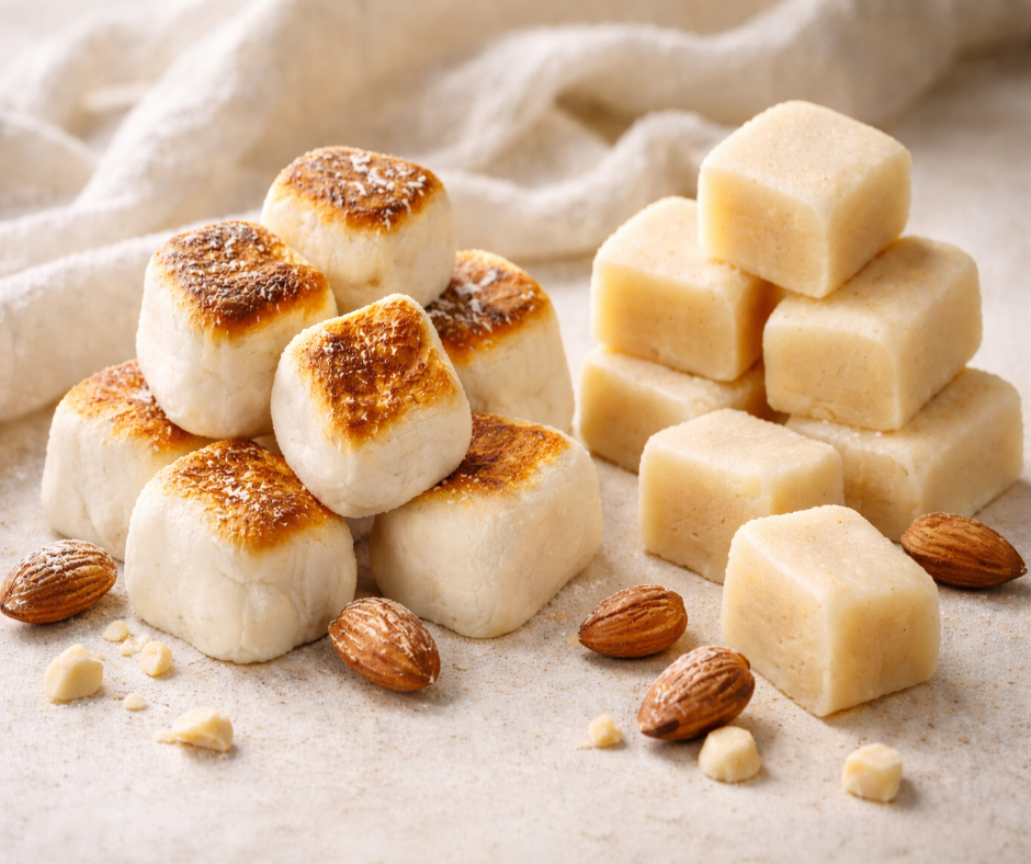 Marshmallow Marzipan Perfume oil, Body Spray, Body Oil, Lotion