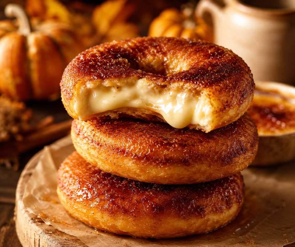 Pumpkin Brûlée Donuts blends spiced pumpkin, crème brûlée, maple sugar, butter, and vanilla into a warm, decadent gourmand fragrance. Available in Perfume Oil, Body Spray, Body Oil & Lotion