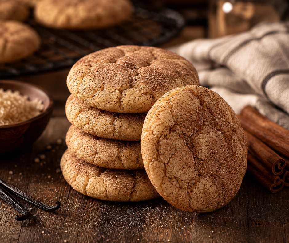 Snickerdoodle blends warm vanilla, cinnamon, clove, nutmeg, and sweet maple for the irresistible scent of freshly baked snickerdoodle cookies. Available in Perfume Oil, Body Spray, Body Oil & Lotion