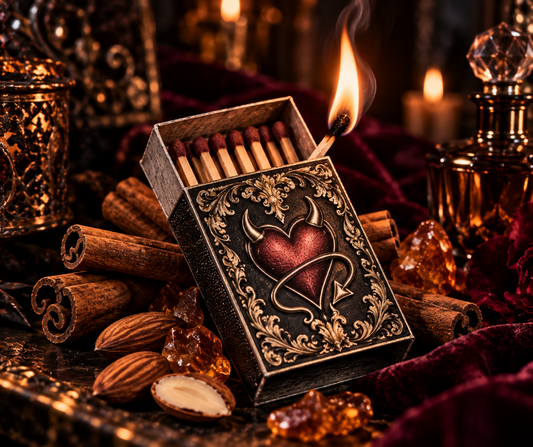 Sin-a-Mon fragrance blends fiery Ceylon cinnamon with creamy almond and warm amber for a cozy, spicy scent with a smooth, sensual finish.  Available in Perfume Oil, Body Spray, Body Oil & Lotion