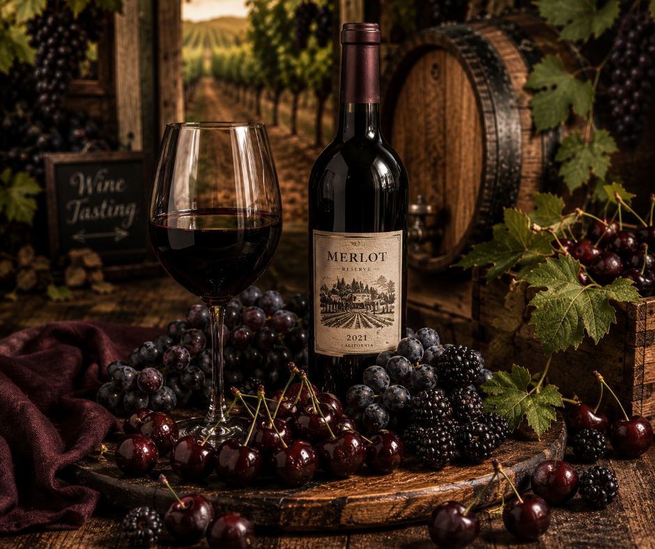 The Winery blends dark cherry, black raspberry, and rich merlot into a deep, juicy fruit fragrance inspired by an autumn afternoon at the winery. Available in Perfume Oil, Body Spray, Body Oil & Lotion