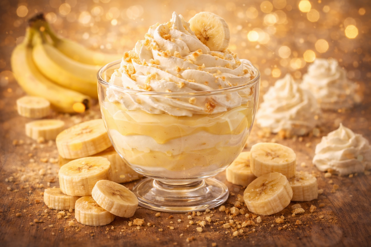 Whipped Banana Custard