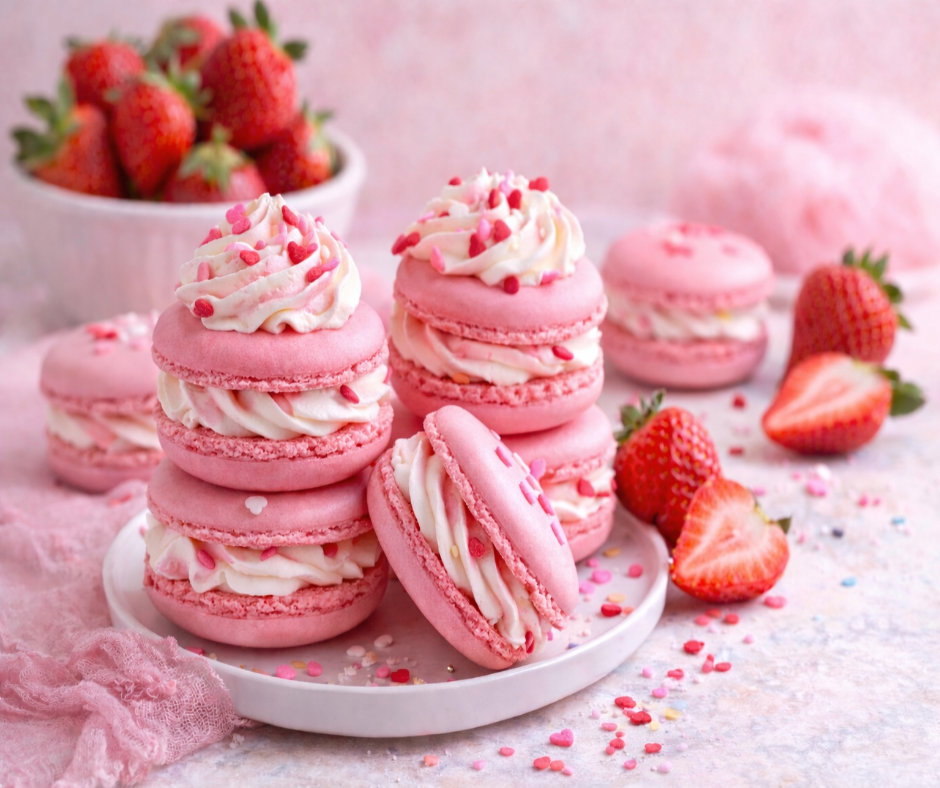 Whipped Strawberry Macaron Perfume Oil, Body Spray, Body Oil, Lotion