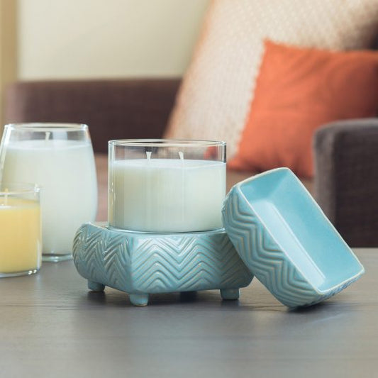 Chevron 2 in 1 Wax Melt & Candle Warmer