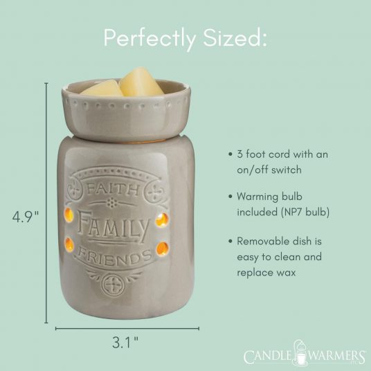 Faith Family Friends Midsize Illumination Wax Warmer