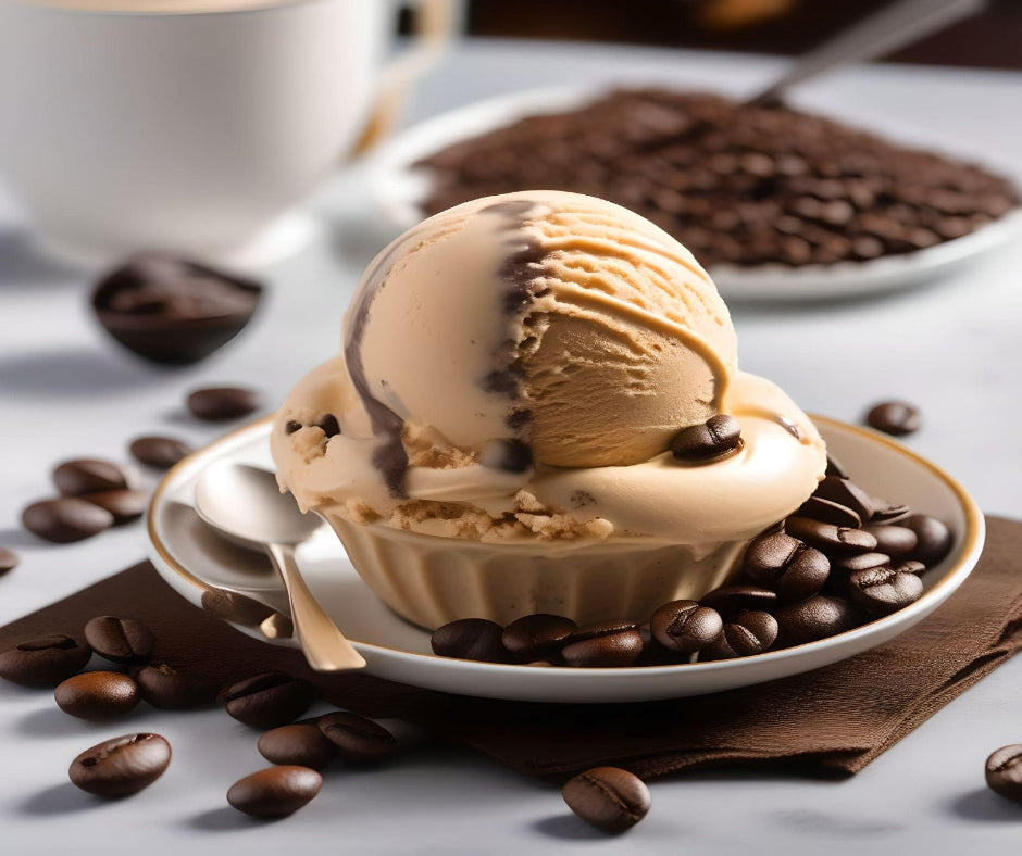 COFFEE BEAN ICE CREAM - Savor the rich and bold flavor of Coffee Bean Ice Cream, infused with the perfect blend of freshly brewed coffee, brown sugar, cocoa powder, and sweet buttercream.   Available in Perfume Oil, Body Spray, Body Oil & Lotion