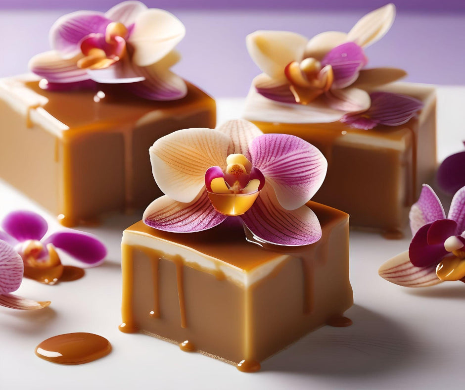 EXOTIQUE VANILLE - Inspired by Kayali Vanilla 28 - This lavish scent begins with the alluring sweetness of vanilla orchids, their smooth and floral aroma embracing you in a delicate hug. As the middle notes reveal themselves, the velvety opulence of tonka absolute emerges, providing depth with its warm, caramel-like hints that evoke an air of classic sophistication.   Available in Perfume Oil, Body Spray, Body Oil & Lotion