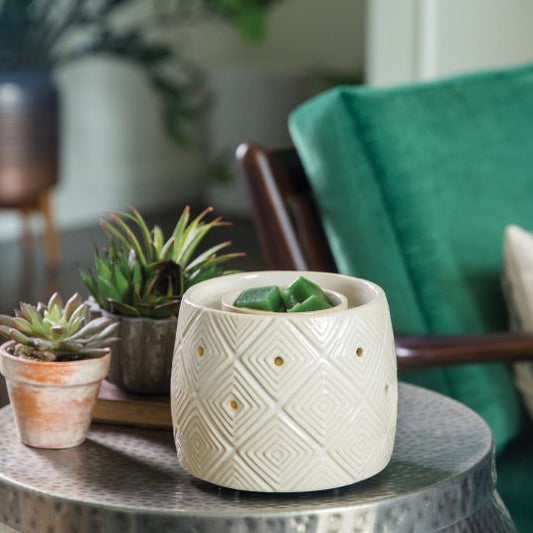 Geometric Illuminaire Fan Fragrance Wax Warmer