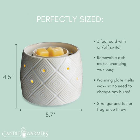 Geometric Illuminaire Fan Fragrance Wax Warmer