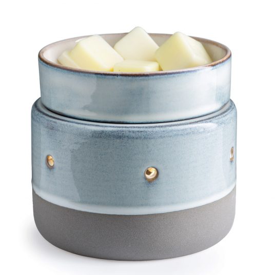 Glazed Concrete 2 in 1 Deluxe Wax Melt & Candle Warmer