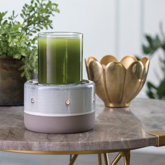 Glazed Concrete 2 in 1 Deluxe Wax Melt & Candle Warmer