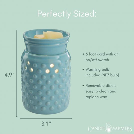 Hobnail Midsize Illumination Wax Warmer