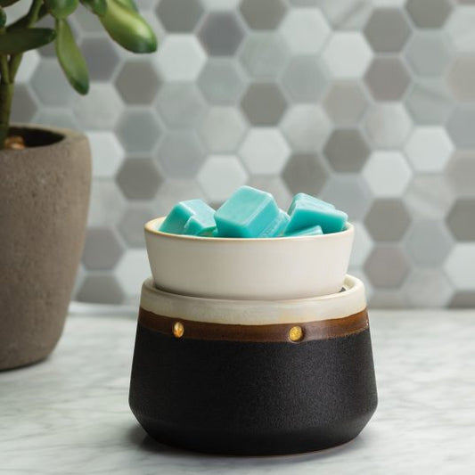 Ironstone 2 in 1 Deluxe Wax Melt & Candle Warmer