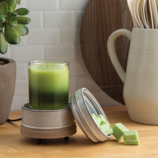 Rustic White 2 in 1 Wax Melt & Candle Warmer